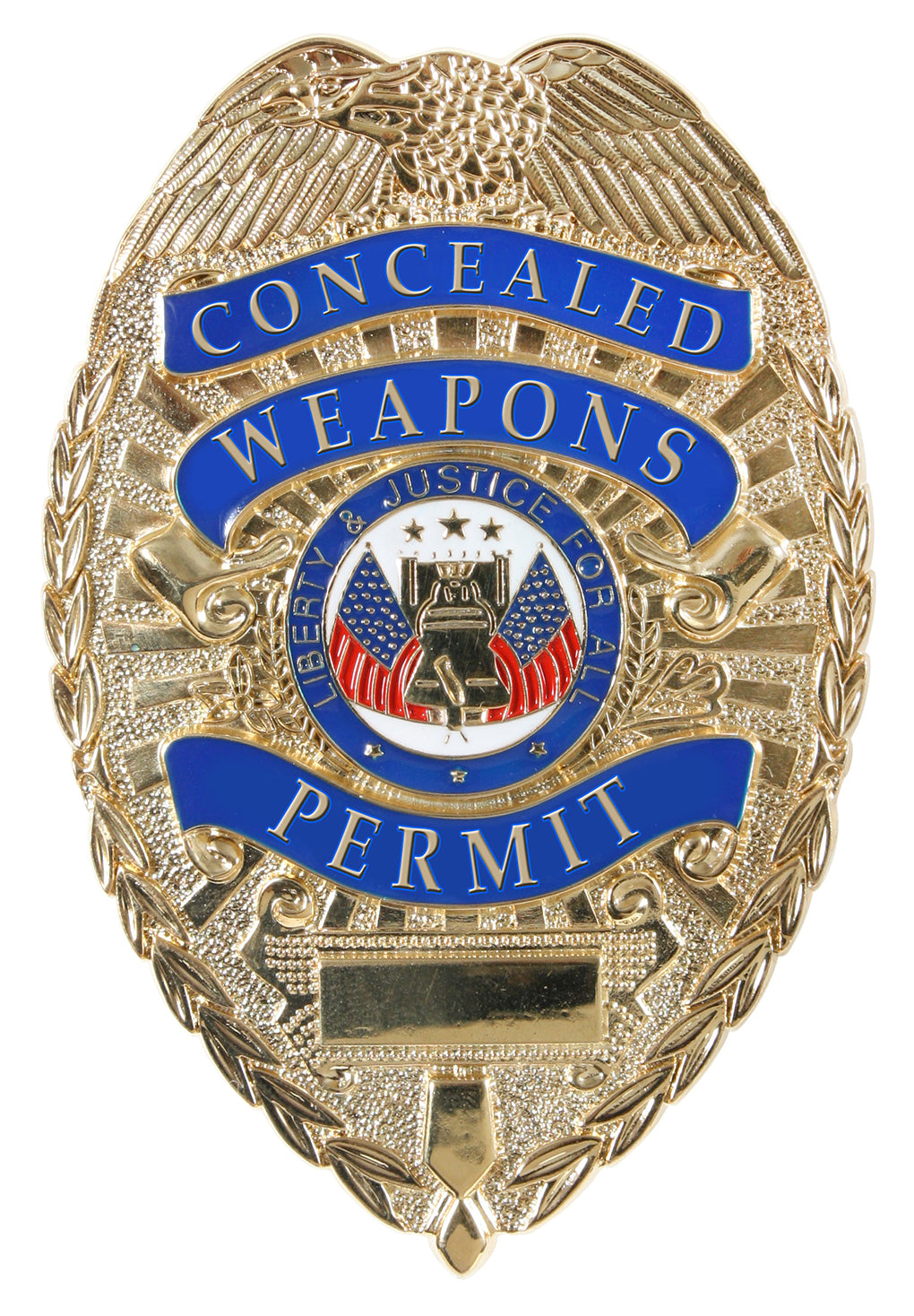 Rothco Deluxe "Concealed Weapons Permit" Badge