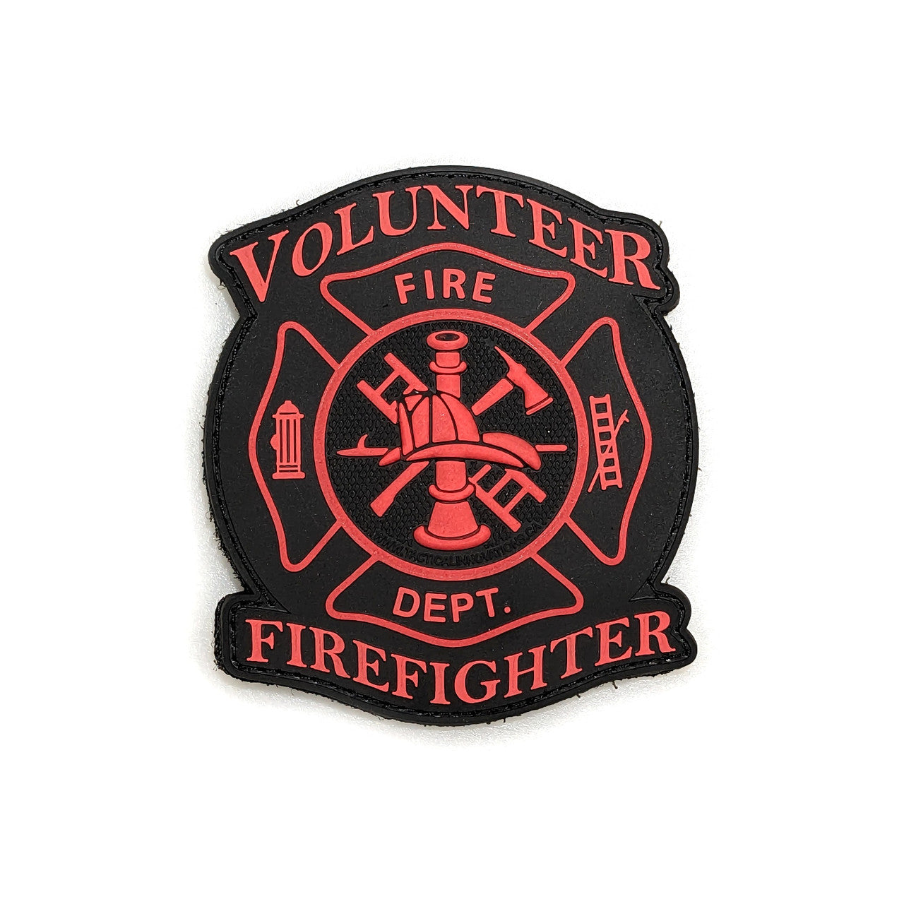 Tactical Innovations Volunteer Firefighter 3"x3" (100% Glow in the Dark) Patch