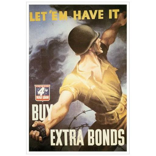 Poster - Let 'em Have It - 1943 - Giclee Print on Photo Paper