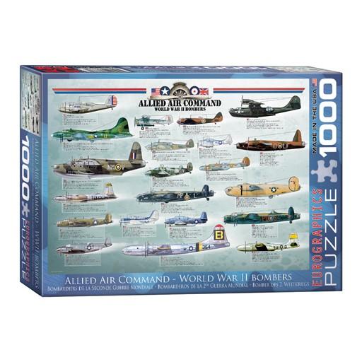 Eurographics, Puzzle, Allied Air Command WWII Bomber, 1000 pieces
