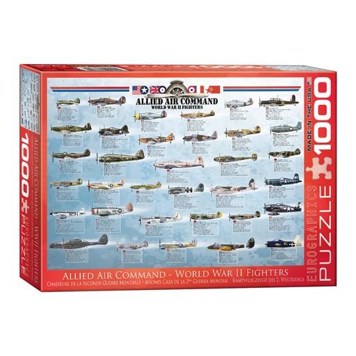 Eurographics, Puzzle, Allied Air Command WWII Fighter, 1000 pieces