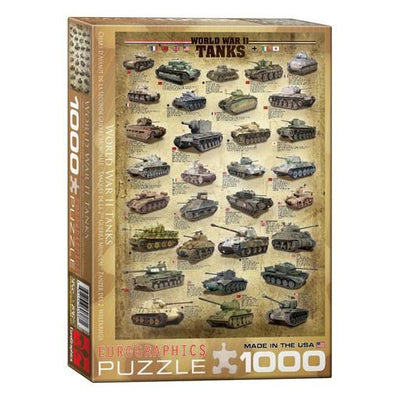 Eurographics, Puzzle, Tanks of WWII, 1000 pieces