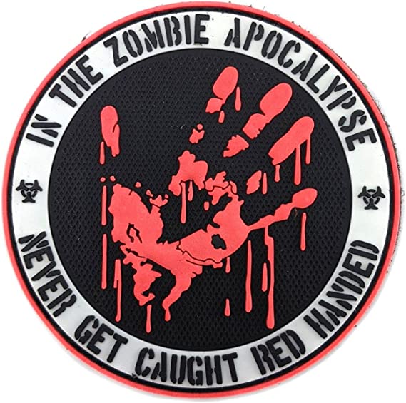 Tactical Innovation,  Zombie Red Handed, 3" Diameter