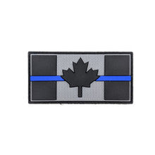 Canadian Flag Thin Line, Patch