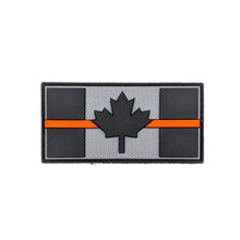 Canadian Flag Thin Line, Patch