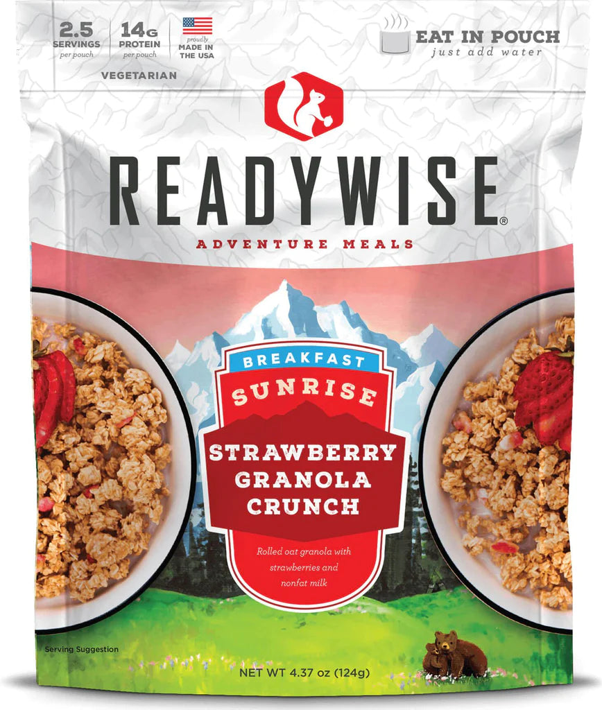 ReadyWISE,  Sunrise Strawberry Granola Crunch